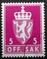 Norway 1980  Minr.106   (O)  ( Lot A 707 ) - Dienstmarken
