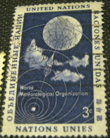 United Nations New York 1957 World Meteorological Organization 3c - Used - Gebruikt