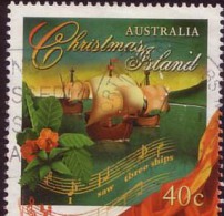 1996 - Christmas Island CHRISTMAS 40c Sailing Ships Stamp FU - Christmas Island