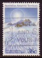 1986 - Australian Antarctic Territory 25th Anniversary Of TREATY 36c Stamp FU - Oblitérés