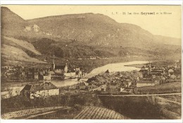 Carte Postale Ancienne Seyssel - Les Deux Seyssel Et Le Rhône - Seyssel