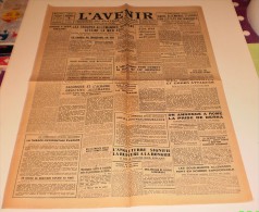 L'Avenir Du Plateau Central Du 9 Avril 1941.(Les Communiqués Officiels De L’Axe) - Francés