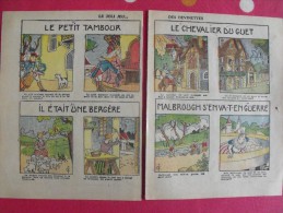 8 Devinettes Images Illustrées. 1932. Chansons De France Anciennes. F. Chevallier. - Collections