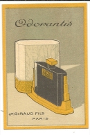 GIRAUD FILS . ODORANTIS - Profumeria Antica (fino Al 1960)