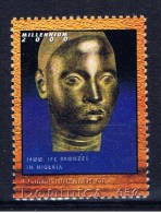 WD+ Dominica 2000 Mi 3001 Mnh Millenium: Bronze-Kopf Der Ife-Kultur - Dominique (1978-...)