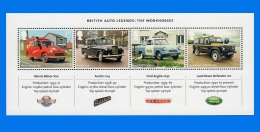 GB 2013-0032, British Auto Legends Workhorses, MNH MS - Hojas Bloque