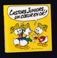 Autocollant - Castors Juniors - Un Coeur En Or -  Walt Disney - Riri Fifi Loulou - Autocolantes