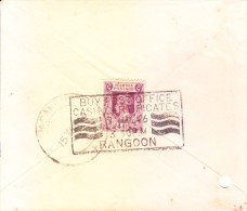 BURMA 1946 SLOGAN CANCELLATION FROM RANGOON - BUY POST OFFICE CASH CERTIFICATES - Birmanie (...-1947)