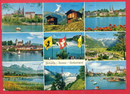 163008 / BASEL , MATTERHORN , LUZERN , RAPPERSWIL , RHEINFALL , ENGELBERG , LAUERZERSEE ZURICH , GR. ALETSCHGLETSCHER Sw - Rapperswil