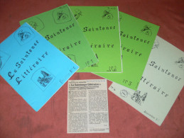 LA SAINTONGE LITTERAIRE / 1987 / 5 BULLETINS /   SAINTES / ROYAN / LA ROCHELLE / ROCHEFORT / PONT L ABBE D ARNOULT - Poitou-Charentes