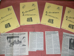 LA SAINTONGE LITTERAIRE / 1988 / 4 BULLETINS /   SAINTES / ROYAN / LA ROCHELLE / ROCHEFORT / PONT L ABBE D ARNOULT - Poitou-Charentes