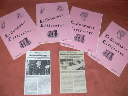 LA SAINTONGE LITTERAIRE / 1989 / 4 BULLETINS /   SAINTES / ROYAN / LA ROCHELLE / ROCHEFORT / PONT L ABBE D ARNOULT - Poitou-Charentes