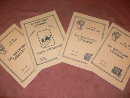 LA SAINTONGE LITTERAIRE / 1993 / 4 BULLETINS /   SAINTES / ROYAN / LA ROCHELLE / ROCHEFORT / PONT L ABBE D ARNOULT - Poitou-Charentes