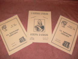 LA SAINTONGE LITTERAIRE / 1994 /  3 BULLETINS /   SAINTES / ROYAN / LA ROCHELLE / ROCHEFORT / PONT L ABBE D ARNOULT - Poitou-Charentes