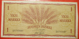 * WHEAT EARS: FINLAND ★ 1 MARK 1963! Simonen/Aspelund  LOW START ★ NO RESERVE! - Finlande