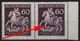 Böhmen & Mähren 113 Postfrisch Mit Plattenfehler XXXVI - Unused Stamps