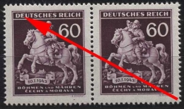 Böhmen & Mähren 113 Postfrisch Mit Plattenfehler XXXII - Unused Stamps