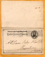 United States 1894 Card Mailed - ...-1900