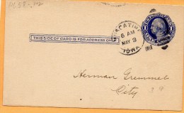 United States 1913 Card Mailed - 1921-40