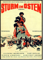 Kino-Programm : Sturm Im Osten  -  Mit Silvana Mangano , Van Helfin  -  Von Ca. 1958 - Magazines