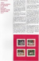 EXTRA Sonderblatt Geteilte Stadt Berlin 218/229 **.7€ Altberliner Bauten Mit Mauer Architectur Documentation Of Germany - Sonstige & Ohne Zuordnung