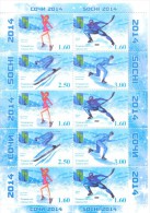 2014. Tajikistan, RCC, Winter Olympic Games Sochi´2014, Sheetlet  Imperforaded, 2 Corners Crumplied,mint/** - Tajikistan