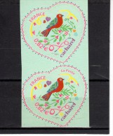 Saint-Valentin   2005   Coeur De  CACHAREL   Paire Autoadhésif  0.82€    LP - De 50 G //  Normal + TP Sans " La Poste " - Unused Stamps