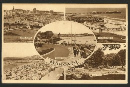 MARGATE Kent Clock Tower The Sands Winter Gardens Dane Park Parade From Fort Hill - Margate