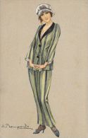 [DC5386] CARTOLINA - ILLUSTRATA - BOMPARD - DONNA - MODA - N. 934 - Non Viaggiata - Old Postcard - Bompard, S.