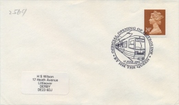 Great Britain 1992 Special Cancel On Cover Manchester Official Opening Of The Metrolink By H. M. The Queen - Tranvie