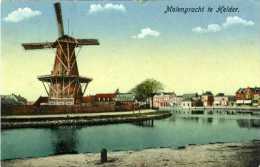 DEN HELDER (N.H.) - Molen/moulin - Molengracht Met De Verdwenen Stellingmolen ´De Eendragt´ (ca. 1910). Fraai! - Den Helder