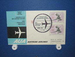 FFC First Flight 250 Wenen Oostenrijk - Amsterdam 1964 - A641b (nr.Cat DVH) - Autres & Non Classés