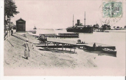 PAQUEBOT TRAVERSANT LE CANAL DE SUEZ 26     1929 - Suez