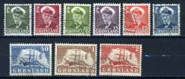 1950 - GROENLANDIA - GREENLAND - GRONLAND - Catg Mi. 28/36 - Used - (T22022015....) - Usados