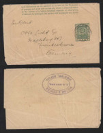 Bristish Guiana 1906 Stationery Wrapper To Germany - Guyane Britannique (...-1966)
