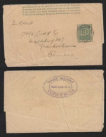 Bristish Guiana 1906 Stationery Wrapper To Germany - Guyana Britannica (...-1966)