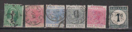 Grenada 6 Classic Stamps Used - Grenade (...-1974)