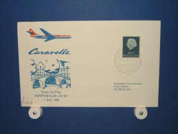 FFC First Flight 258 Amsterdam - Geneve Zwitserland 1965 - A656 (nr.Cat DVH) - Premiers Vols