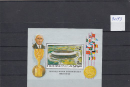 Fujeira 1970, Soccer, World Cup, MNH, B0153 - 1970 – Mexico