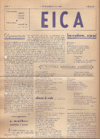 Aveiro - Jornal EICA (Escola Industrial E Comercial De Aveiro) Nº 1 De 1 De Fevereiro De 1962 - Other & Unclassified