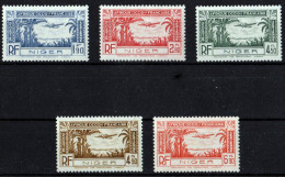 NIGER 1940 POSTE AERIENNE N° 1 à 5 NEUF * COTE 4.50 EUROS - Neufs