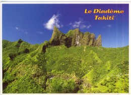 Delcampe - Tahiti  Le Diadème Vue Aérienne  (1321m, " Te Tara O Maiao " )  TBE - Tahiti