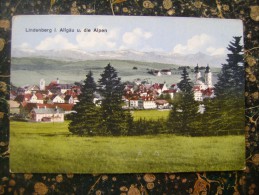 Lindenberg I. Allgaeu U.die Alpen-cca 1925  (3013) - Lindenberg I. Allg.