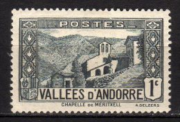 ANDORRA - 1932/43 Scott# 23 * - Unused Stamps