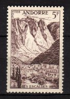 ANDORRA - 1955/58 Scott# 127 ** - Neufs