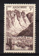 ANDORRA - 1955/58 Scott# 127 ** - Neufs