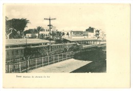 S2566 - Suez - Station Du Chemin De Fer - Suez