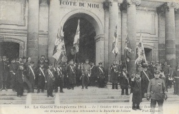 La Guerre 1914 - Le 7 Octobre On Apporte Aux Invalides Six Drapeaux Pris Aux Allemands - Bataille De L'Aisne - Guerre 1914-18