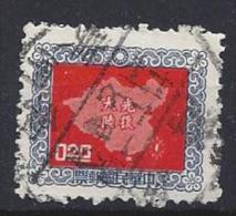 Taiwan (China) 1957  Map Of China  20c  (o) - Usati