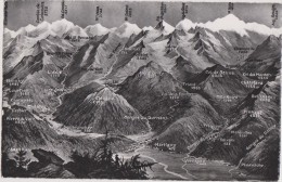 SUISSE,SCHWEIZ,SVIZZERA,S WITZERLAND,HELVETIA,SWISS ,VERBIER,plan Des Pics,montagne,glacier,map - Altri & Non Classificati